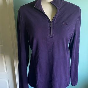 Gap purple 3/4 Zip Shirt